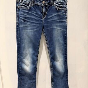 Silver Jeans Women's Dark Blue Bootcut Jeans